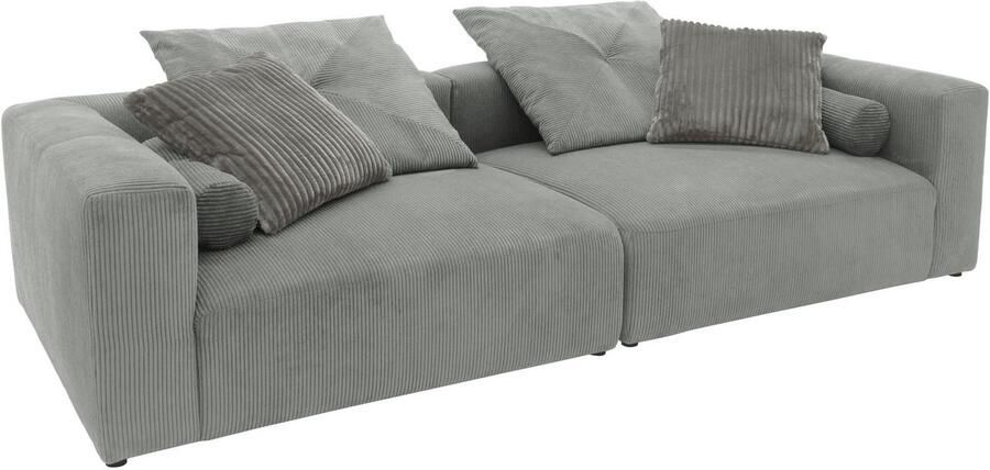 INOSIGN Megabank Suyana met binnenvering bxdxh: 304x135x69 cm sierkussen + kussenrollen - Foto 3