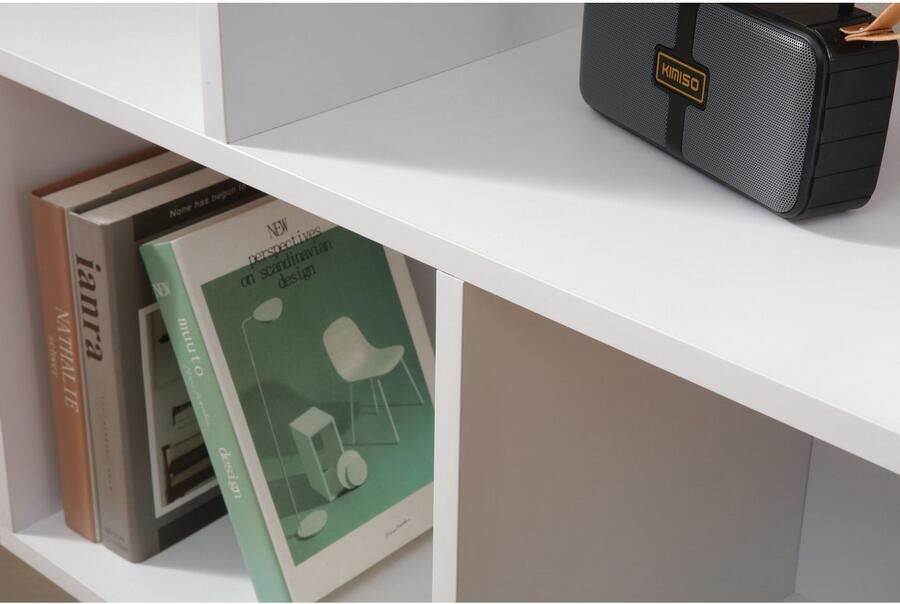 INOSIGN Multifunctionele kast CROVIE boekenkast 4 kubusvakken & opbergruimtes 60x128 cm fsc -gecertificeerd - Foto 4