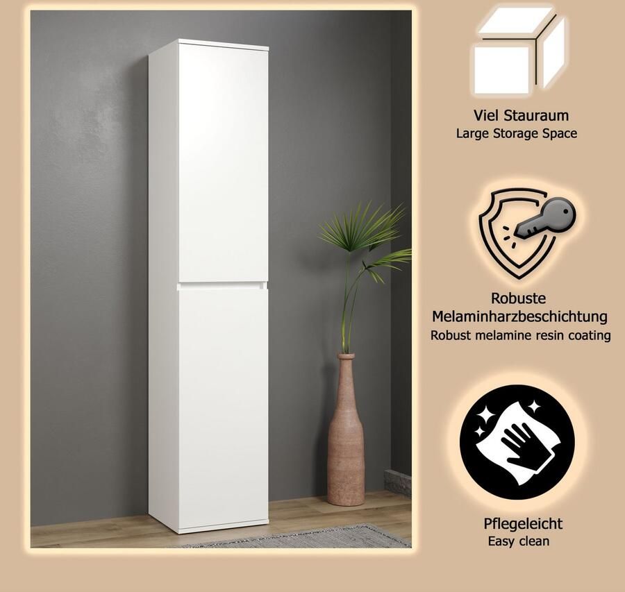 INOSIGN Multifunctionele kast NOVARA of garderobekast (d h): 34 191 cm breedte 37 cm of 74 cm - Foto 4