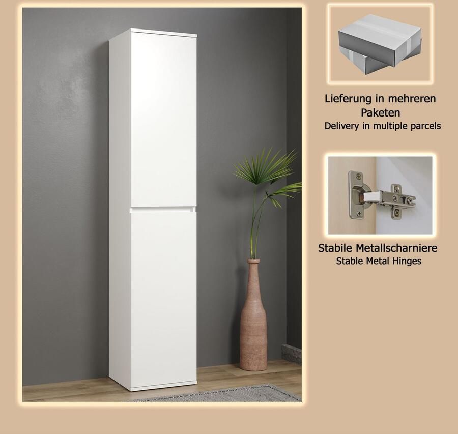 INOSIGN Multifunctionele kast NOVARA of garderobekast (d h): 34 191 cm breedte 37 cm of 74 cm - Foto 5