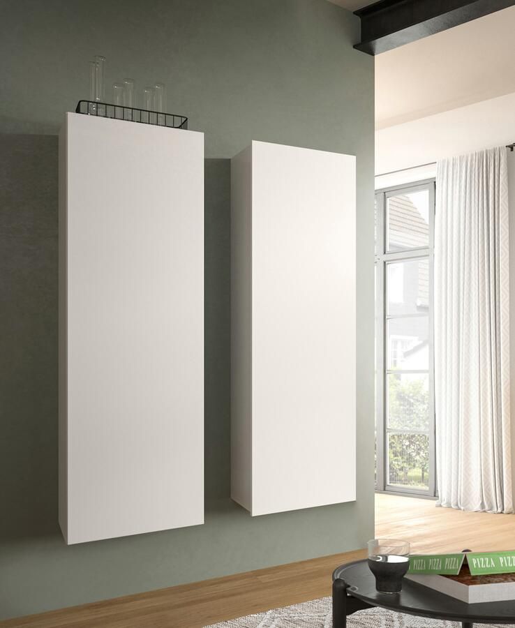 INOSIGN Multifunctionele kast Trinity 2-set Hoogte 110cm hangend greeploos Frontoversteek (2 stuks)