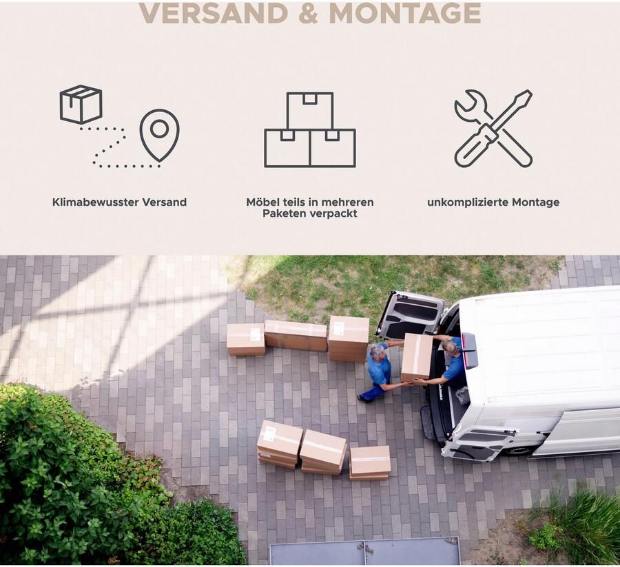 INOSIGN Kast Trondheim Breedte 30 cm 1 Deur 3 Planken 4 Vakken Deurdrager verwisselbaar garderobecommode schoenenkast schoenencommode - Foto 2