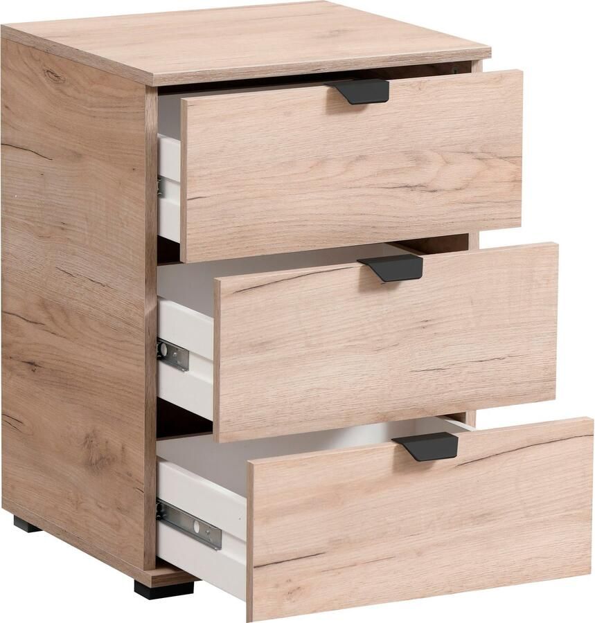 INOSIGN Nachtkastje Duero met 3 laden breedte 45 cm - Foto 2