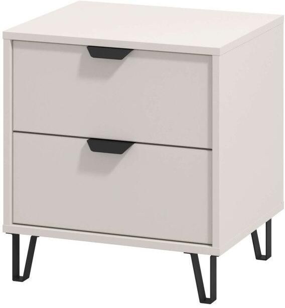 INOSIGN Nachtkastje Lucca nachttafel nachtkastje trendkleur cashmere 48x40x52cm - Foto 6