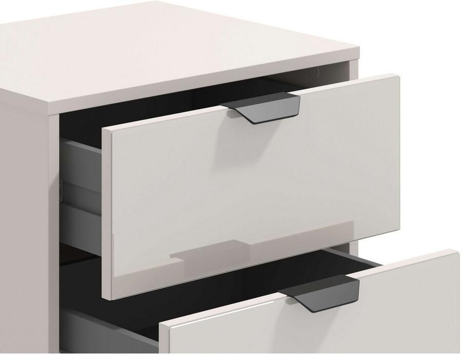 INOSIGN Nachtkastje Lucca nachttafel nachtkastje trendkleur cashmere 48x40x52cm