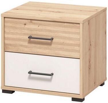 INOSIGN Nachtkastje Modena nachtkastje met 2 of 3 lades FSC -gecertificeerd trendy kleur cashmere ideaal voor kleine ruimtes - Foto 5