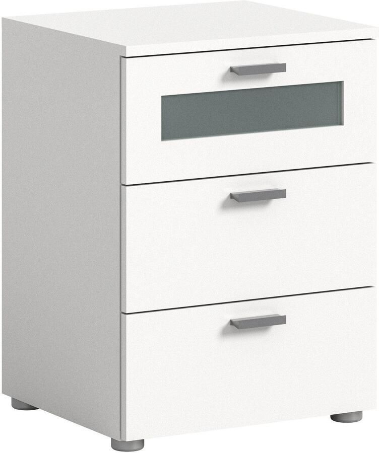 INOSIGN Nachtkastje Onex breedte 45 cm met glazen front in de lade veelzijdig inzetbaar - Foto 5