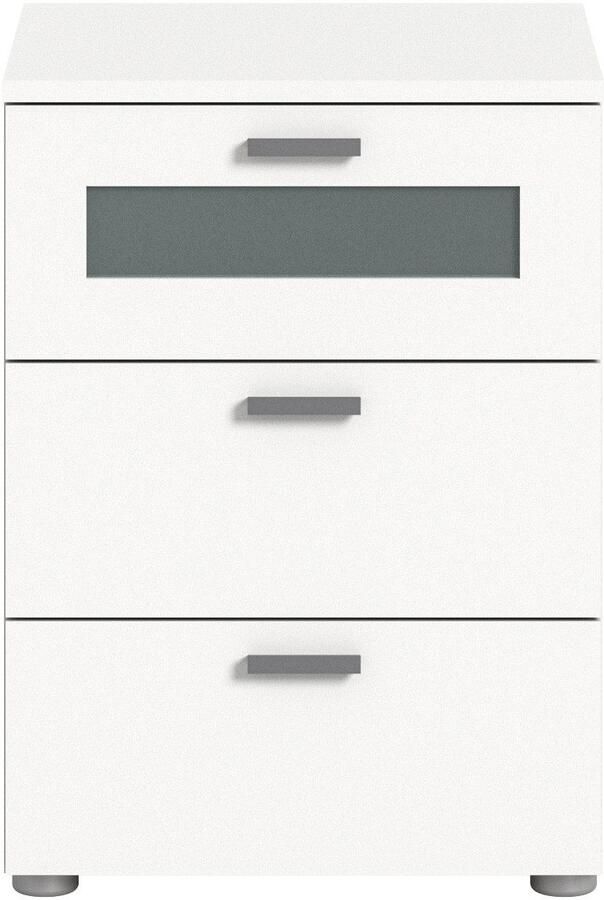 INOSIGN Nachtkastje Onex breedte 45 cm met glazen front in de lade veelzijdig inzetbaar - Foto 3