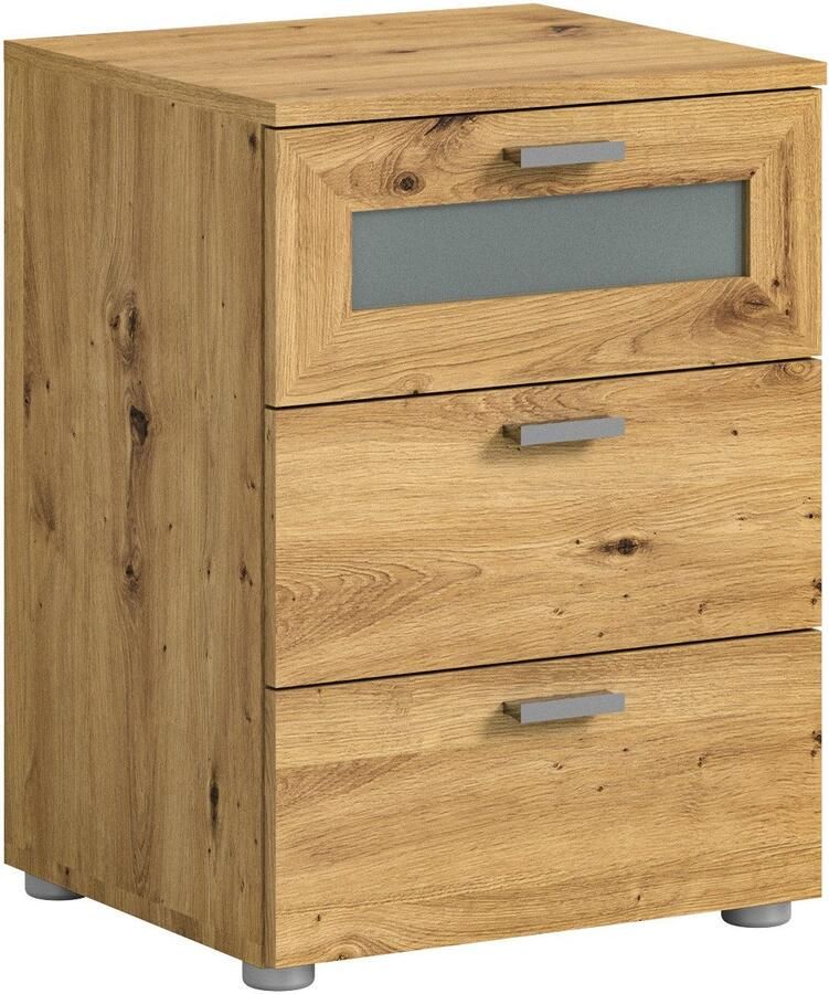 INOSIGN Nachtkastje Onex breedte 45 cm met glazen front in de lade veelzijdig inzetbaar - Foto 5