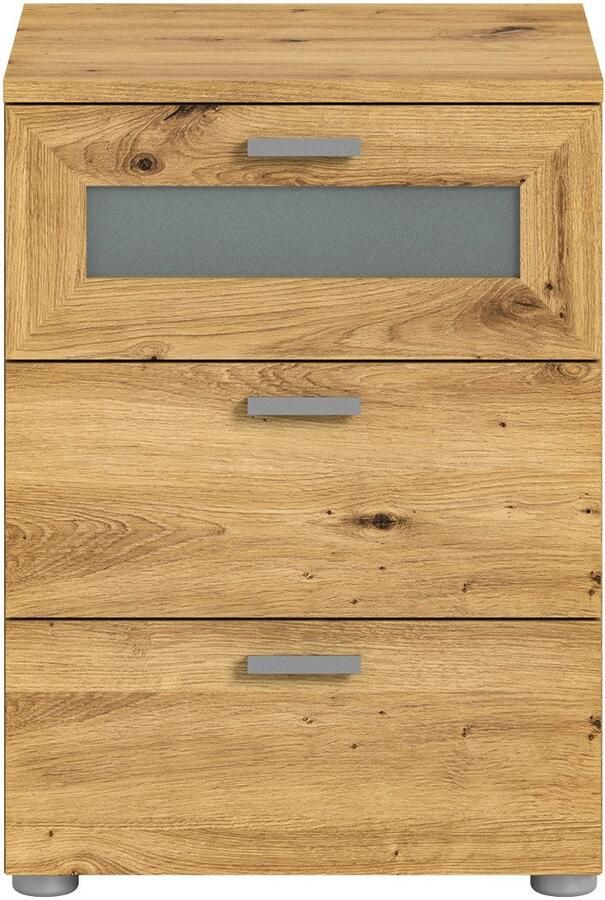 INOSIGN Nachtkastje Onex breedte 45 cm met glazen front in de lade veelzijdig inzetbaar - Foto 3