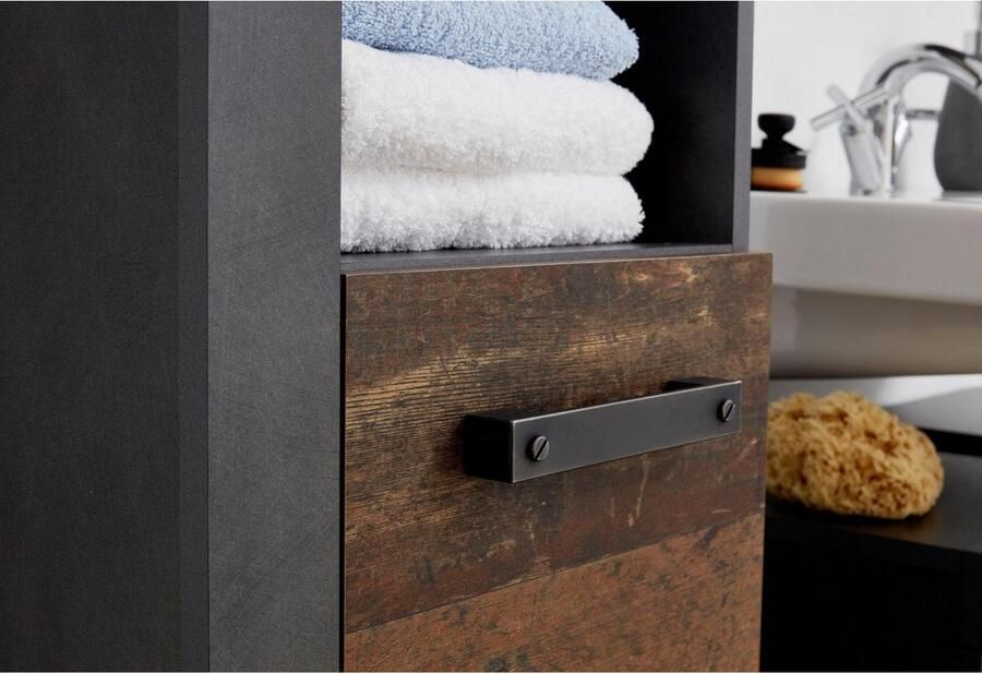 INOSIGN Onderkast Ilana Badkamerkast in moderne industriële stijl afmetingen (B D H) 36 31 81 cm - Foto 2