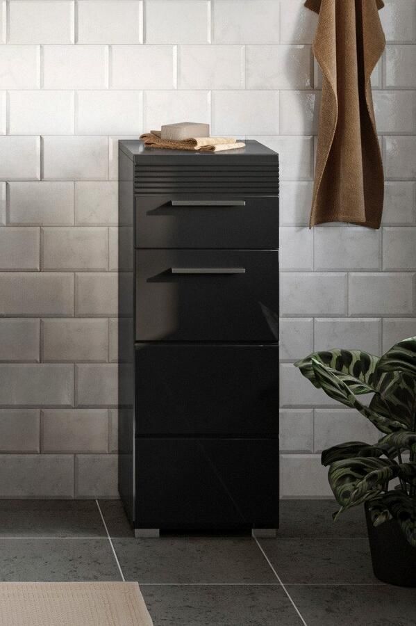 INOSIGN Onderkast Malmö breedte 30 cm 1 deur (deurhengsel verwisselbaar) 1 lade in verschillende kleuren verkrijgbaar badkamermeubels badkamerkast commode badkamer - Foto 5