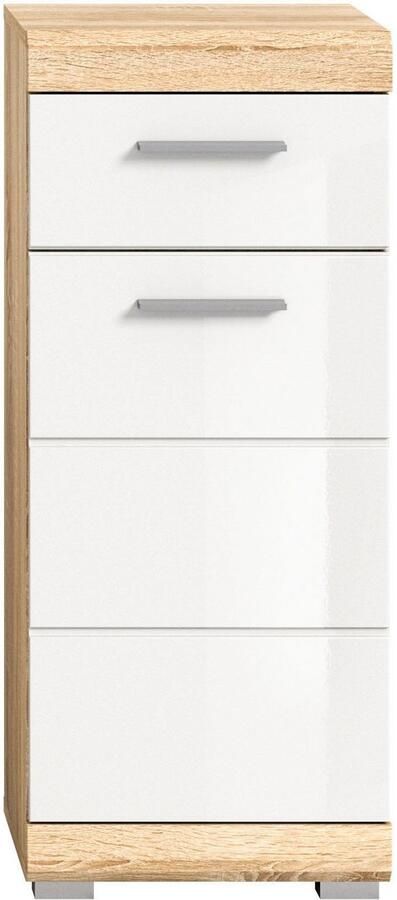 INOSIGN Onderkast Siena breedte 37 cm 1 deur 1 lade 2 vakken MDF-front in verschillende kleuren verkrijgbaar badkamermeubels badkamerkast commode badkamer (1 stuk) - Foto 10