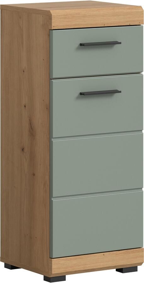 INOSIGN Onderkast Siena breedte 37 cm 1 deur 1 lade 2 vakken MDF-front in verschillende kleuren verkrijgbaar badkamermeubels badkamerkast commode badkamer (1 stuk) - Foto 9