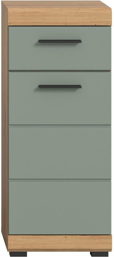 INOSIGN Onderkast Siena breedte 37 cm 1 deur 1 lade 2 vakken MDF-front in verschillende kleuren verkrijgbaar badkamermeubels badkamerkast commode badkamer (1 stuk) - Foto 8