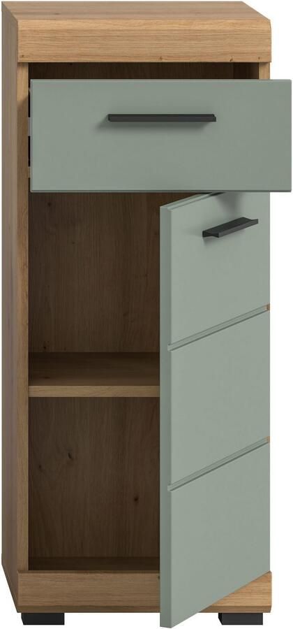 INOSIGN Onderkast Siena breedte 37 cm 1 deur 1 lade 2 vakken MDF-front in verschillende kleuren verkrijgbaar badkamermeubels badkamerkast commode badkamer (1 stuk) - Foto 7