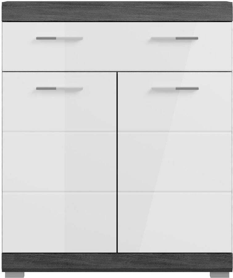 INOSIGN Onderkast Siena breedte 74 cm 2 deuren 1 lade 2 vakken MDF-front in verschillende kleuren verkrijgbaar badkamermeubels badkamerkast commode badkamer