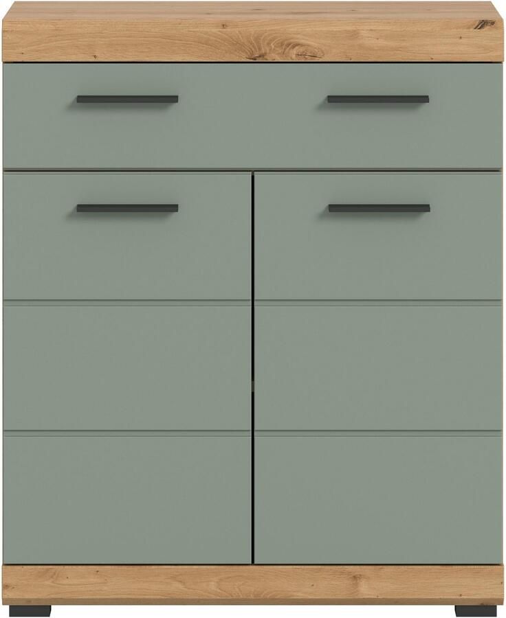 INOSIGN Onderkast Siena breedte 74 cm 2 deuren 1 lade 2 vakken MDF-front in verschillende kleuren verkrijgbaar badkamermeubels badkamerkast commode badkamer - Foto 2