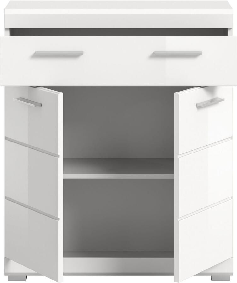 INOSIGN Onderkast Siena breedte 74 cm 2 deuren 1 lade 2 vakken MDF-front in verschillende kleuren verkrijgbaar badkamermeubels badkamerkast commode badkamer