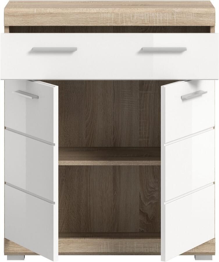 INOSIGN Onderkast Siena breedte 74 cm 2 deuren 1 lade 2 vakken MDF-front in verschillende kleuren verkrijgbaar badkamermeubels badkamerkast commode badkamer