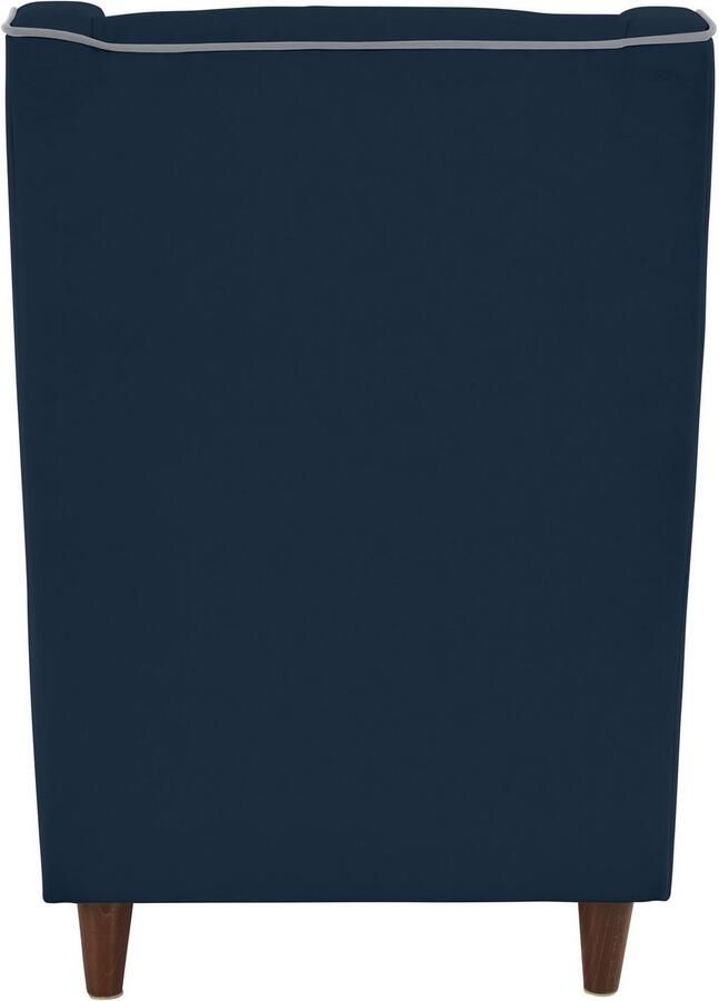 INOSIGN Oorfauteuil Rhada met contrastkleurige opstaande naad bxdxh: 73x85x99 cm - Foto 3