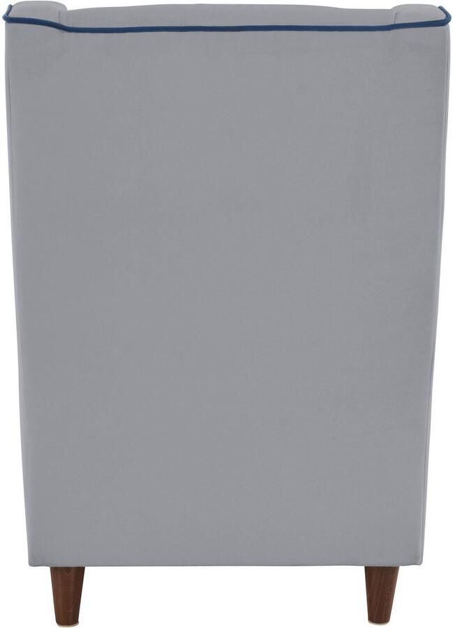 INOSIGN Oorfauteuil Rhada met contrastkleurige opstaande naad bxdxh: 73x85x99 cm - Foto 4