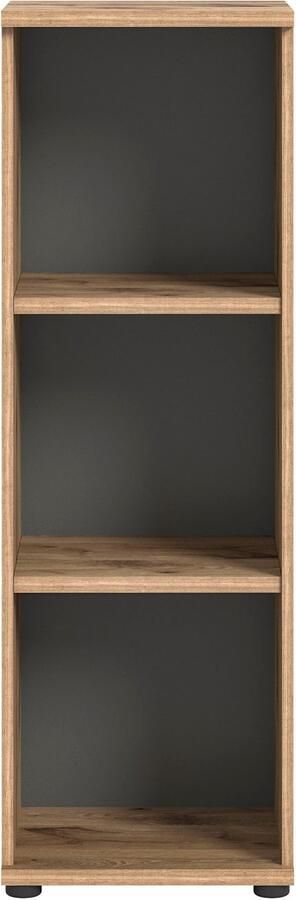 INOSIGN Ordnerrek Riga Hoogte 122 cm 3 vakken Plank bureaukast kantoor kast archiefkast opbergplank - Foto 5