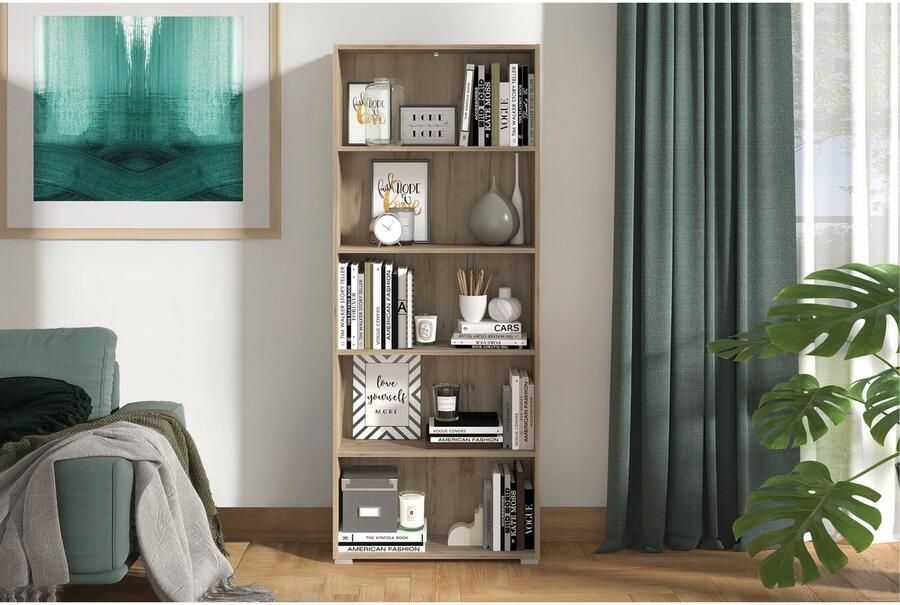 INOSIGN Ordnerrek Tomar 5 Boekenkast met veel opbergruimte afmetingen (bxdxh): 70 x 24 5 x 176 5 cm - Foto 4