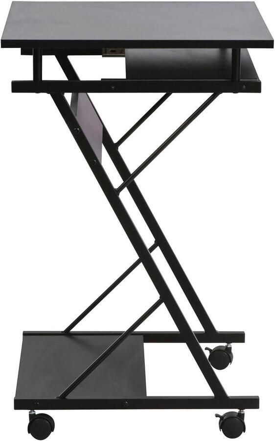 INOSIGN Pc-bureau ERVIE Rollende tafel Laptoptisch stabiel metalen frame met toetsenborduitrek 60x73 cm - Foto 10