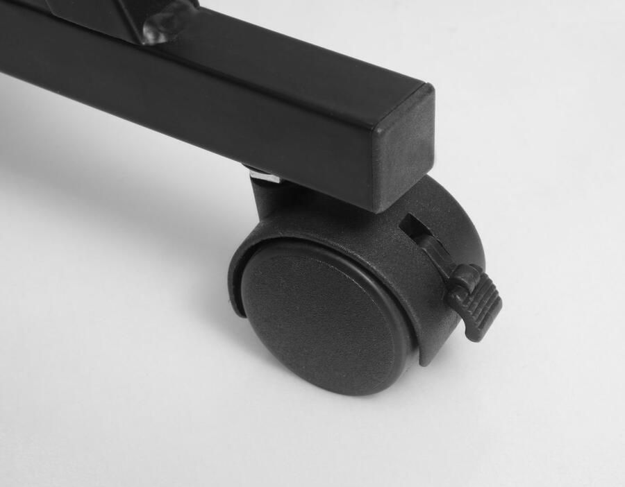 INOSIGN Pc-bureau ERVIE Rollende tafel Laptoptisch stabiel metalen frame met toetsenborduitrek 60x73 cm - Foto 5