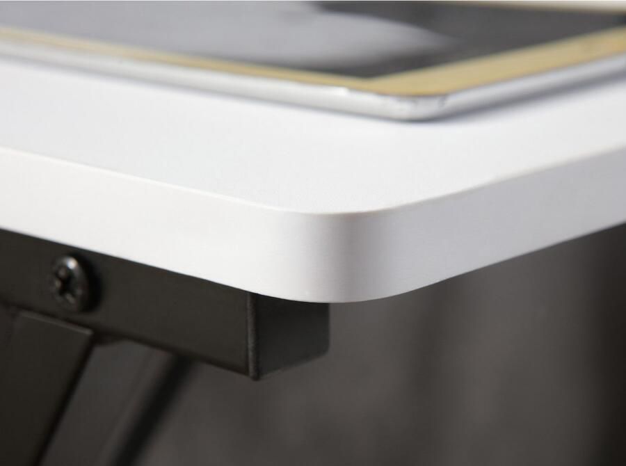 INOSIGN Pc-bureau SULBY laptoptafel bureau met planchet Metalen frame opvouwbaar ruimtebesparend max. 86 5x82 5 cm - Foto 7