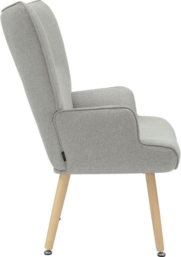 INOSIGN Relaxfauteuil KEADY hoge rugstoel TV-stoel Relaxstoel oorkussenstoel met stabiele massief houten frame - Foto 6