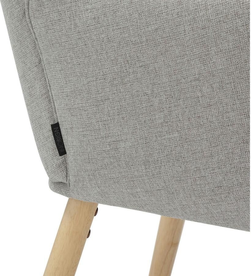 INOSIGN Relaxfauteuil KEADY hoge rugstoel TV-stoel Relaxstoel oorkussenstoel met stabiele massief houten frame - Foto 3