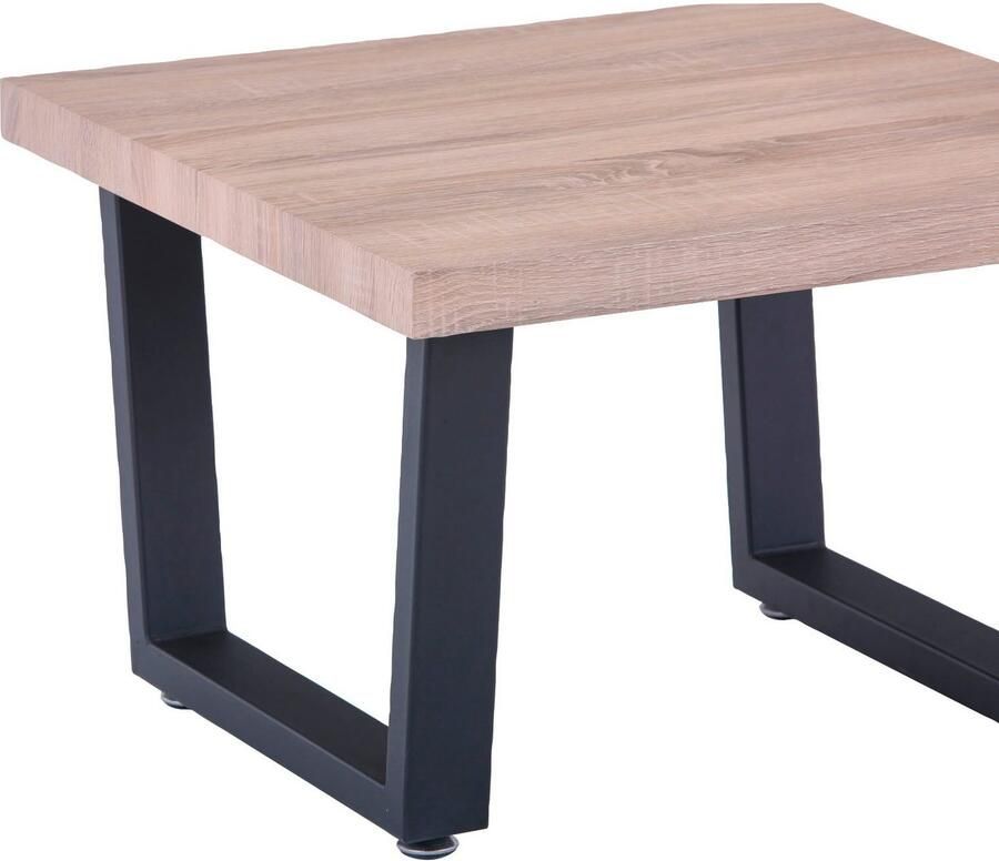 Artistiq Living Artistiq Bijzettafel Jozy Eikenlook 60 x 60cm Vierkant - Foto 2