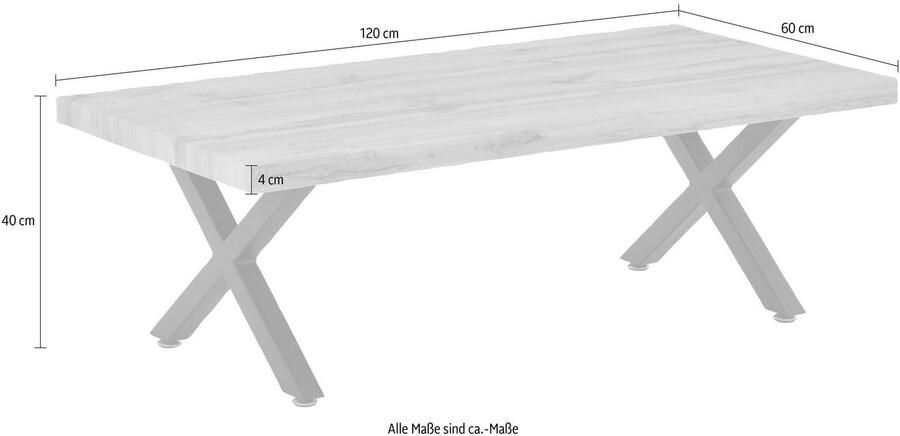 INOSIGN Salontafel Conri met x-frame - Foto 2