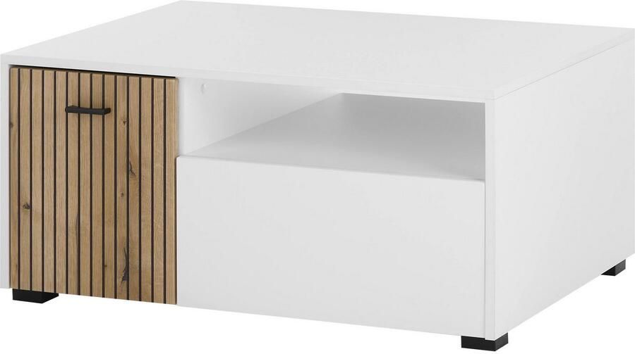 INOSIGN Salontafel Hudson in moderne trendkleur handgrepen van metaal (zwart) breedte 90 cm - Foto 6