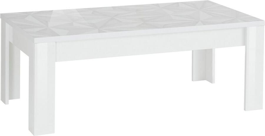 INOSIGN Salontafel Prima 122x65 cm salontafel met hoekvoet Salontafel rechthoekig tafelbladdikte 22 mm - Foto 7