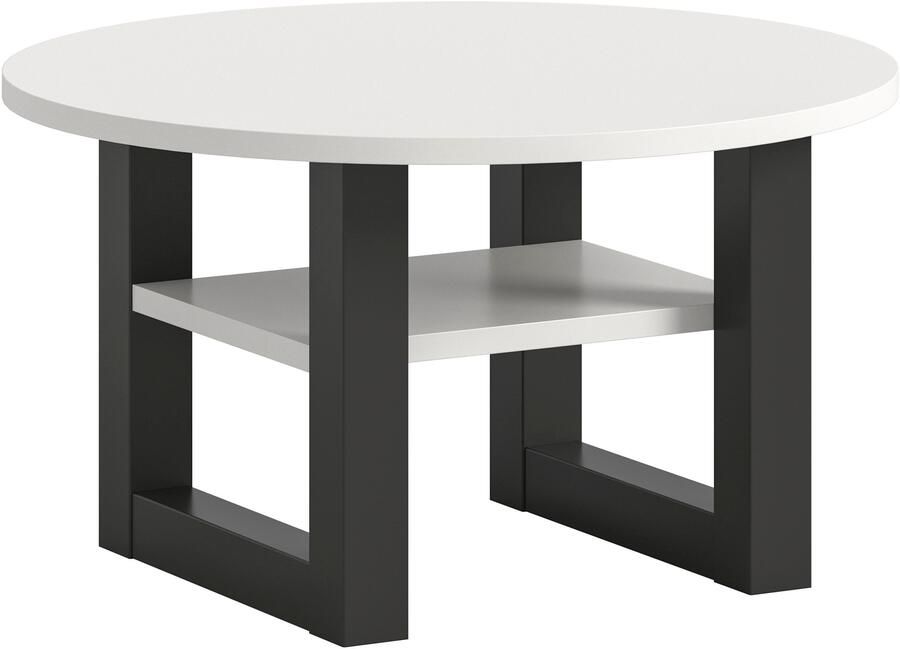 INOSIGN Salontafel Rail Ø 75 cm met onderblad inclusief sledeframe - Foto 7