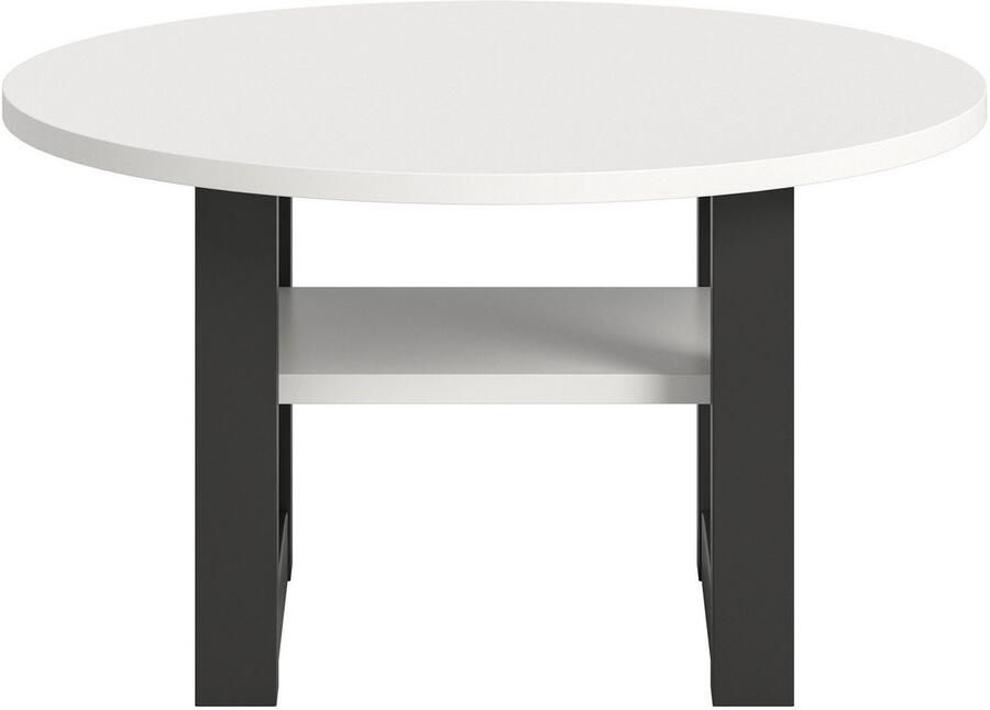 INOSIGN Salontafel Rail Ø 75 cm met onderblad inclusief sledeframe - Foto 5