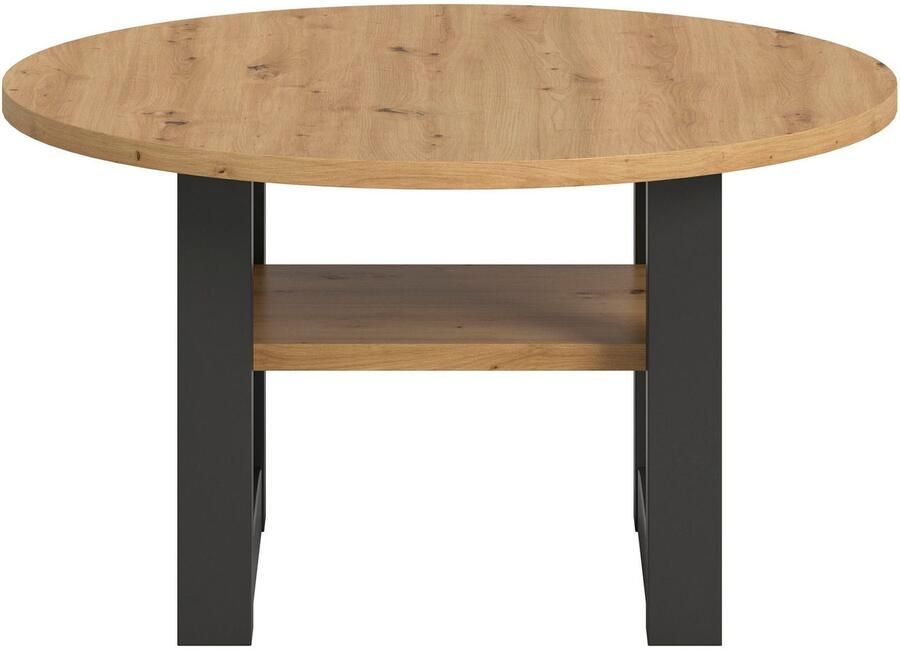 INOSIGN Salontafel Rail Ø 75 cm met onderblad inclusief sledeframe - Foto 5