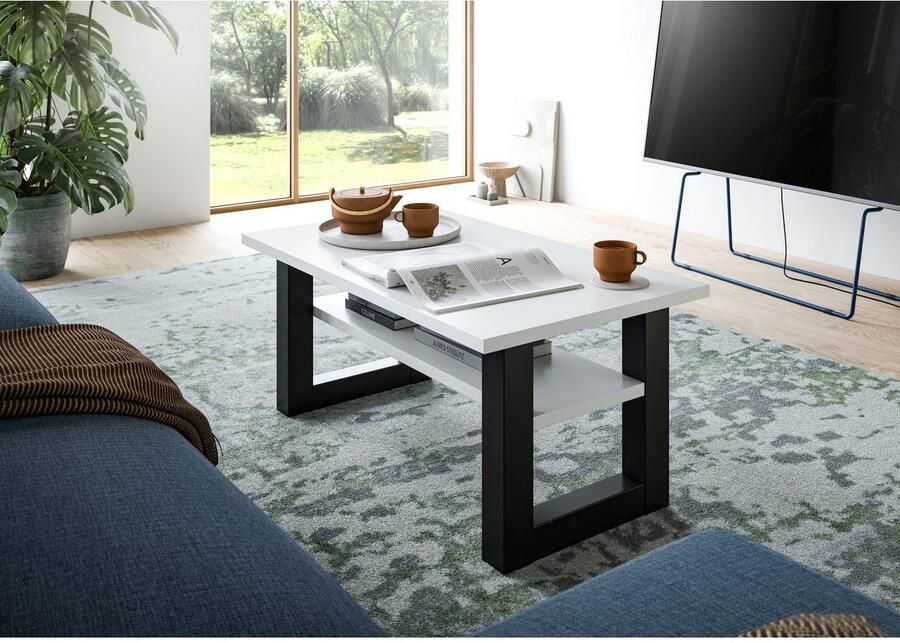 INOSIGN Salontafel Rail breedte 90 cm met onderblad inclusief sledeframe - Foto 5