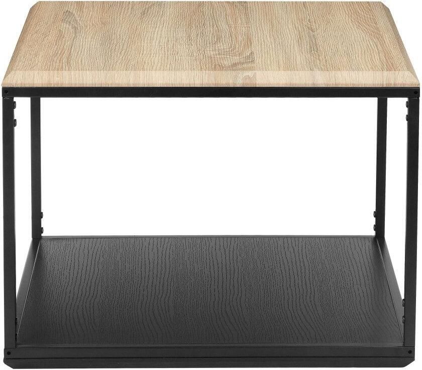 INOSIGN Salontafel Taion poedergecoat frame met tafelblad in eikenlook - Foto 3