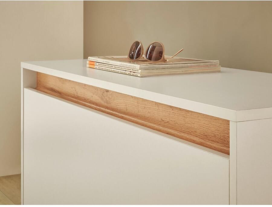 INOSIGN Schoenenbank GiRON CiTY Garderobebank met klep Zitbank in vier kleuren veel opbergruimte plaats voor ca. 8 paar schoenen 100 cm breed - Foto 3