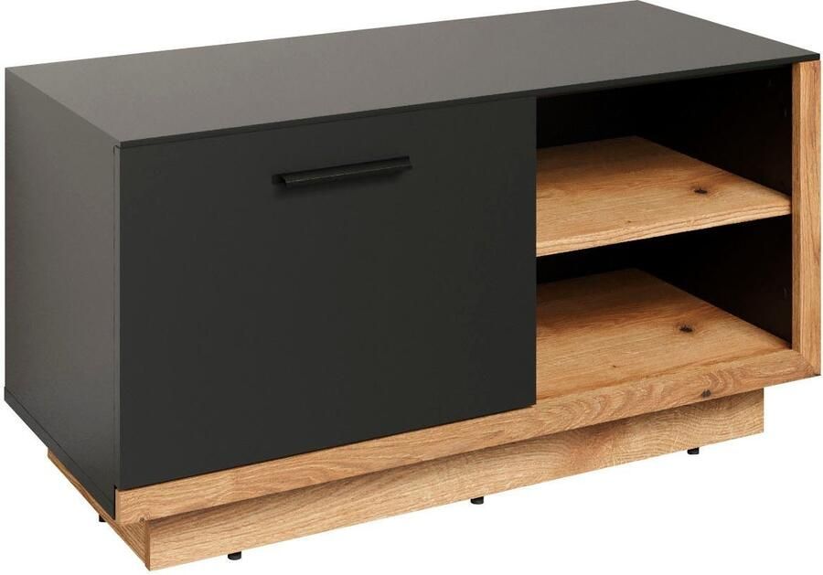 INOSIGN Schoenenbank Premont Elegante garderobenbank met 2 open vakken en een klep - Foto 4