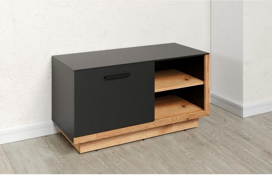 INOSIGN Schoenenbank Premont Elegante garderobenbank met 2 open vakken en een klep - Foto 10