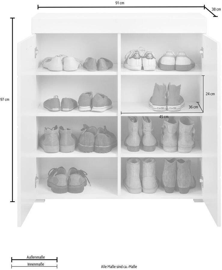 INOSIGN Schoenenkast Avena - Foto 4