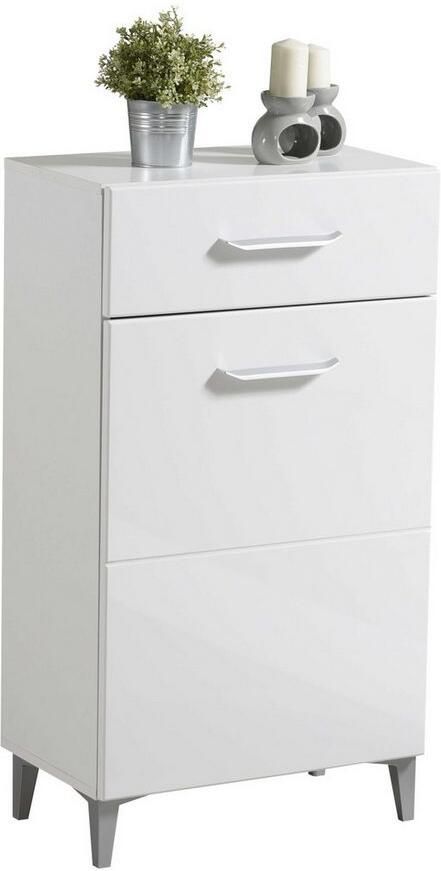 INOSIGN Schoenenkast Belfort schoenenkast schoenenrek hoogte 105 cm in opaque wit met mdf-beklede fronten modern ontwerp - Foto 4