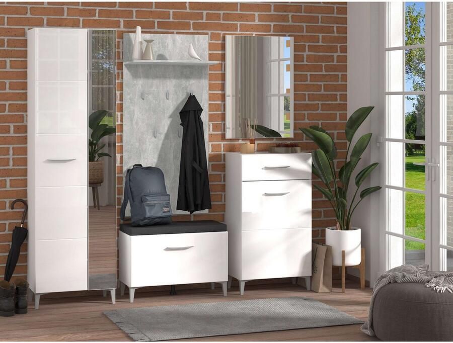 INOSIGN Kledingkast Belfort kledingkast opbergkast hal kast hoogte 195 cm