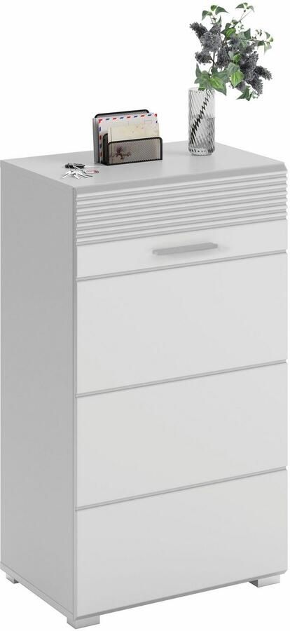 INOSIGN Schoenenkast Malmö Breedte 60 cm 1 Deur 5 Vakken hoogwaardige MDF Front Groeffrezen dressoir kast commode halmeubelen gangmeubelen - Foto 9