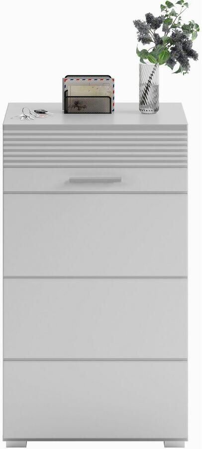 INOSIGN Schoenenkast Malmö Breedte 60 cm 1 Deur 5 Vakken hoogwaardige MDF Front Groeffrezen dressoir kast commode halmeubelen gangmeubelen - Foto 10